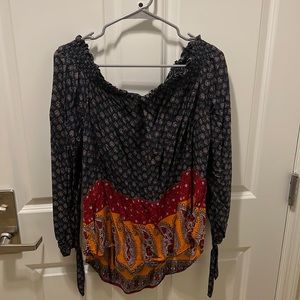 Off the shoulder blouse